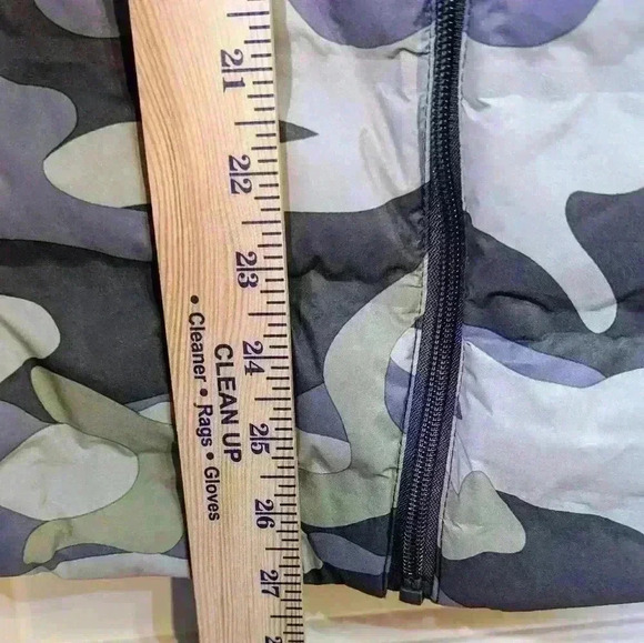 NWOT Time and Tru Womens Camo Puffer Jacket Packable Removable Hood L 12-14 - Picture 9 of 12